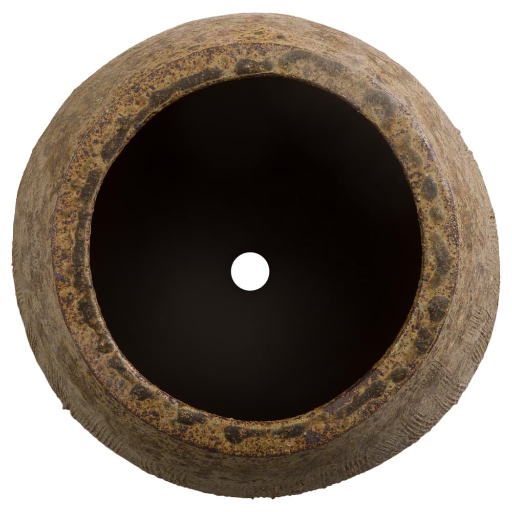 Dover Antique Amber Ceramic Planter by Emissary - Image 4