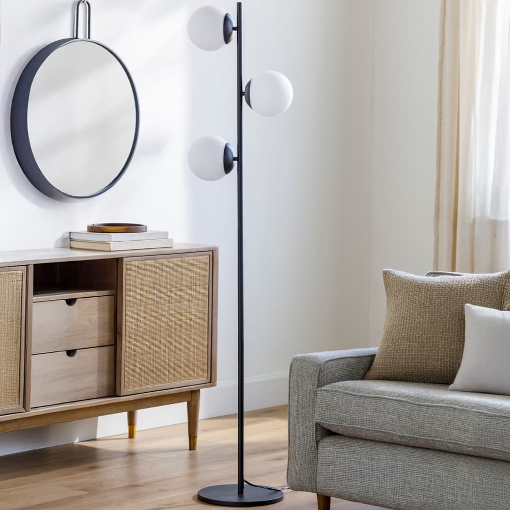 Jacoby Black Accent Floor Lamp by Livabliss - Image 2