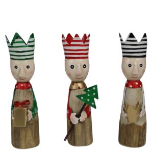 Festive Kings Set of 3 by HomArt