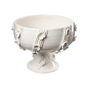 White Footed Compote with Wildflowers by Abigails