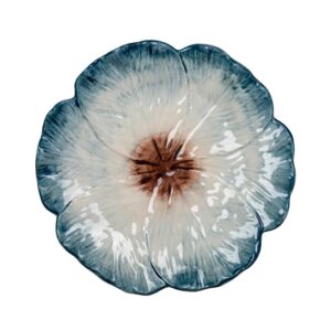 Elisabetta Blue Flower Dinner Plate by Abigails