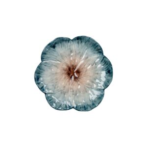 Elisabetta Blue Flower Dessert Plate by Abigails