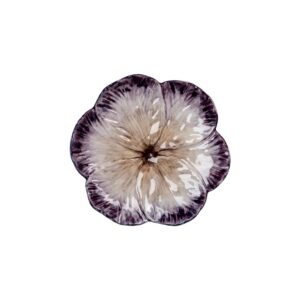 Elisabetta Lilac Flower Dessert Plate by Abigails