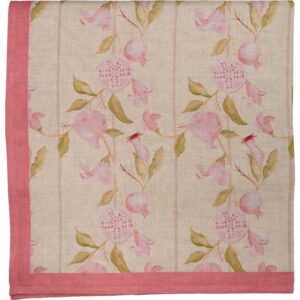 Pink & Green Pomegranate Tablecloth by Abigails