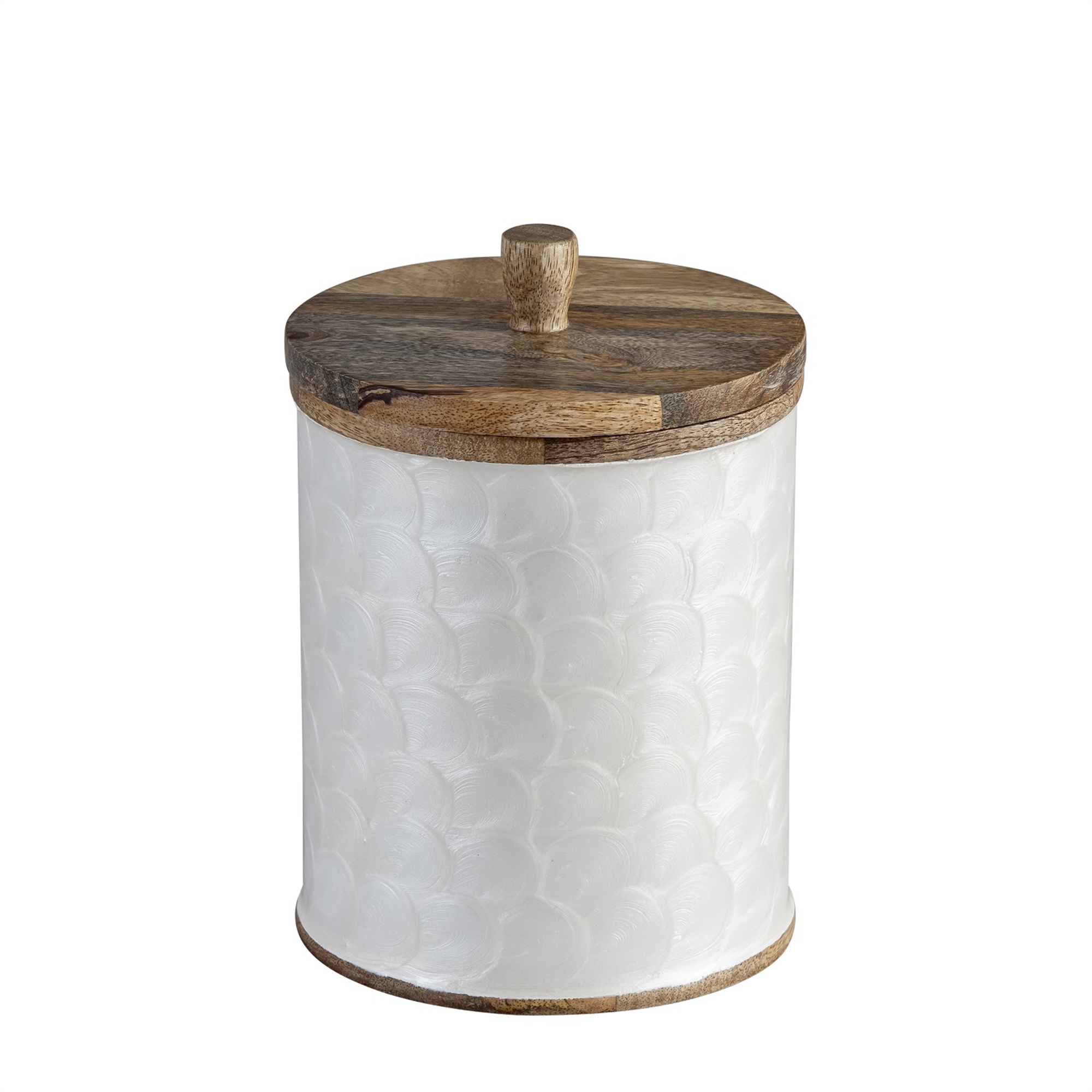 Mango Wood Canister Set of 2 by BIDKhome - Image 2