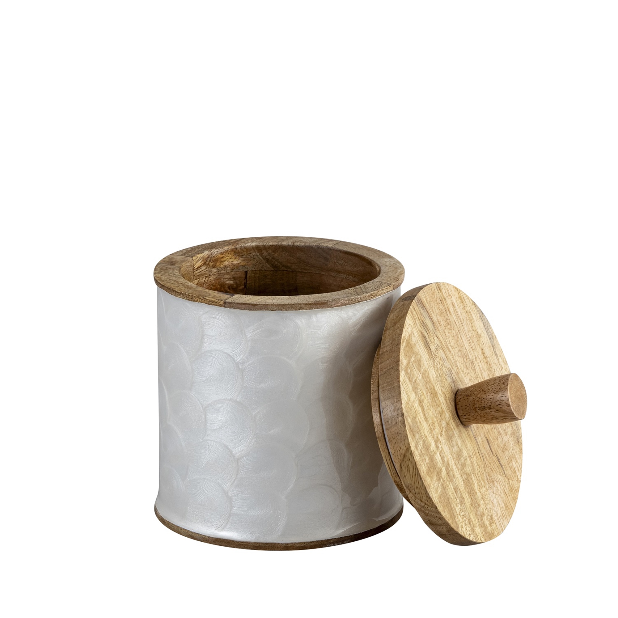 Mango Wood Canister Set of 2 by BIDKhome - Image 6