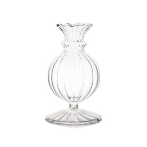 Miss Annie Bud Vase with Clear Trim by Abigails
