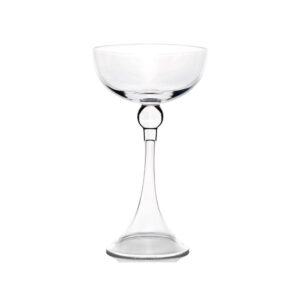 Clear Royale Coupe Glasses Set of 4 by Abigails