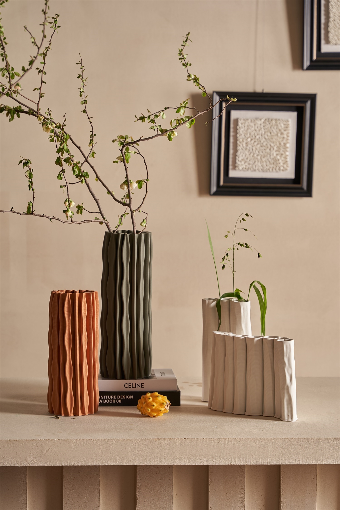 White Ceramic Vase by BIDKhome - Seven Colonial