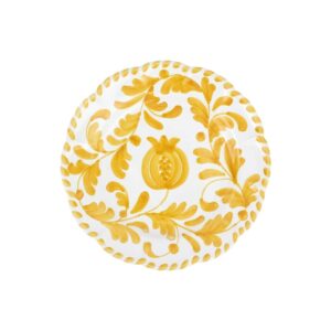 Arezzo Yellow Salad Plate by VIETRI
