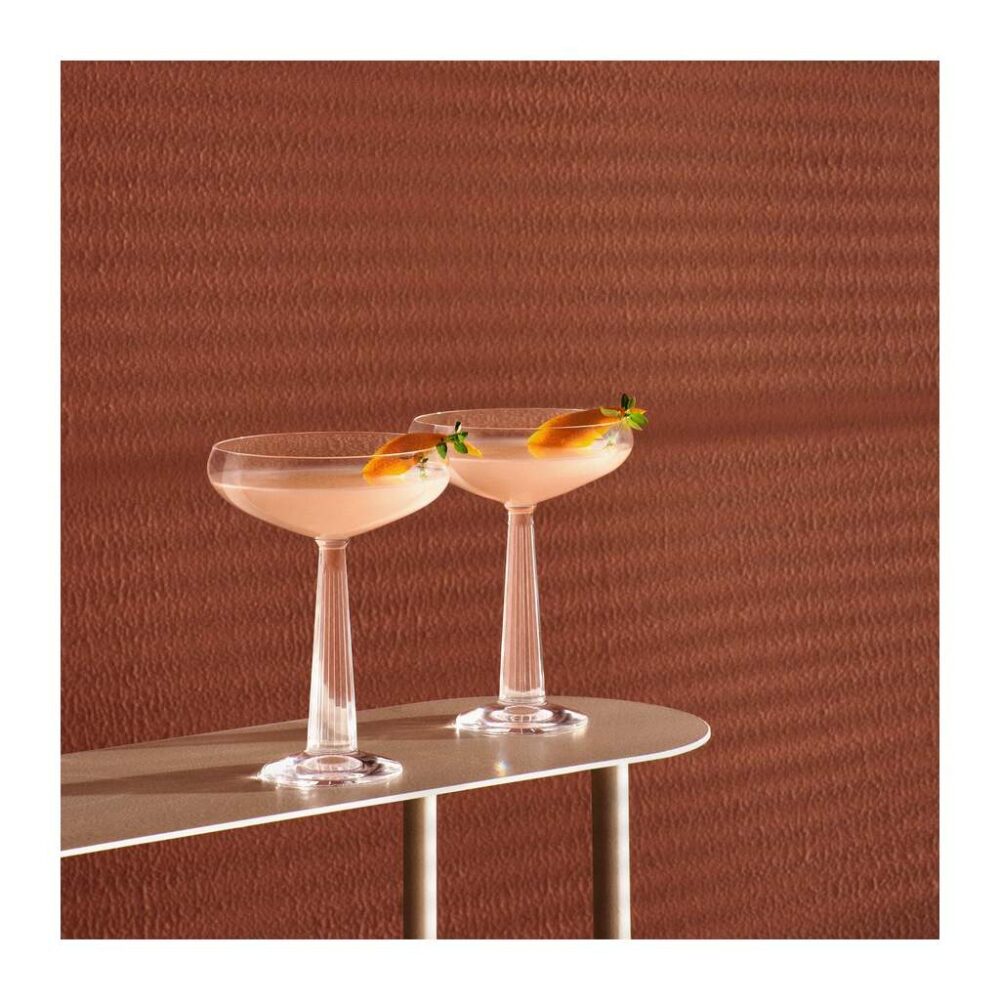 Big Top Set of 2 Coupe Glasses by Nude Glass - Image 6