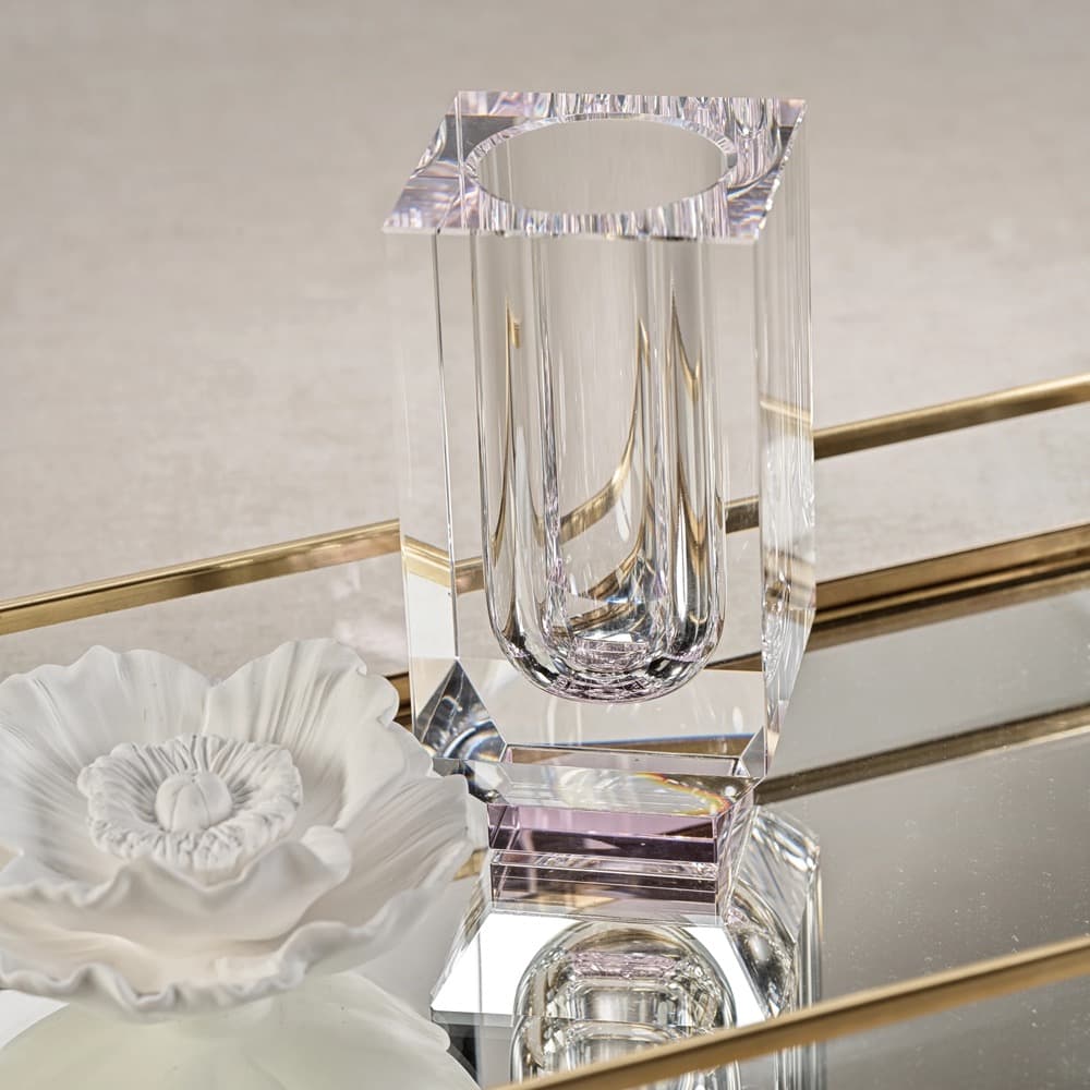 Carrissa Crystal Glass Vase by Zodax - Image 2
