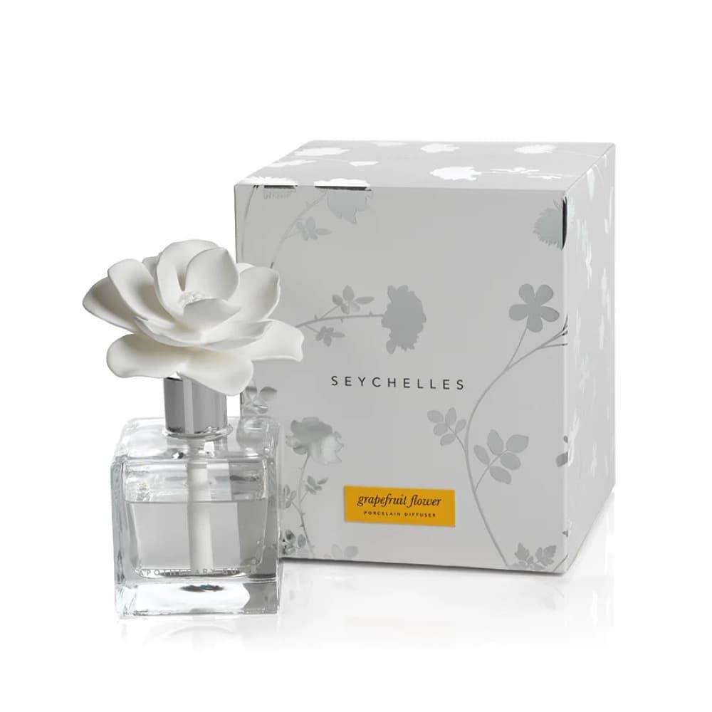 Seychelles Grapefruit Flower Porcelain Diffuser by Apothecary Guild