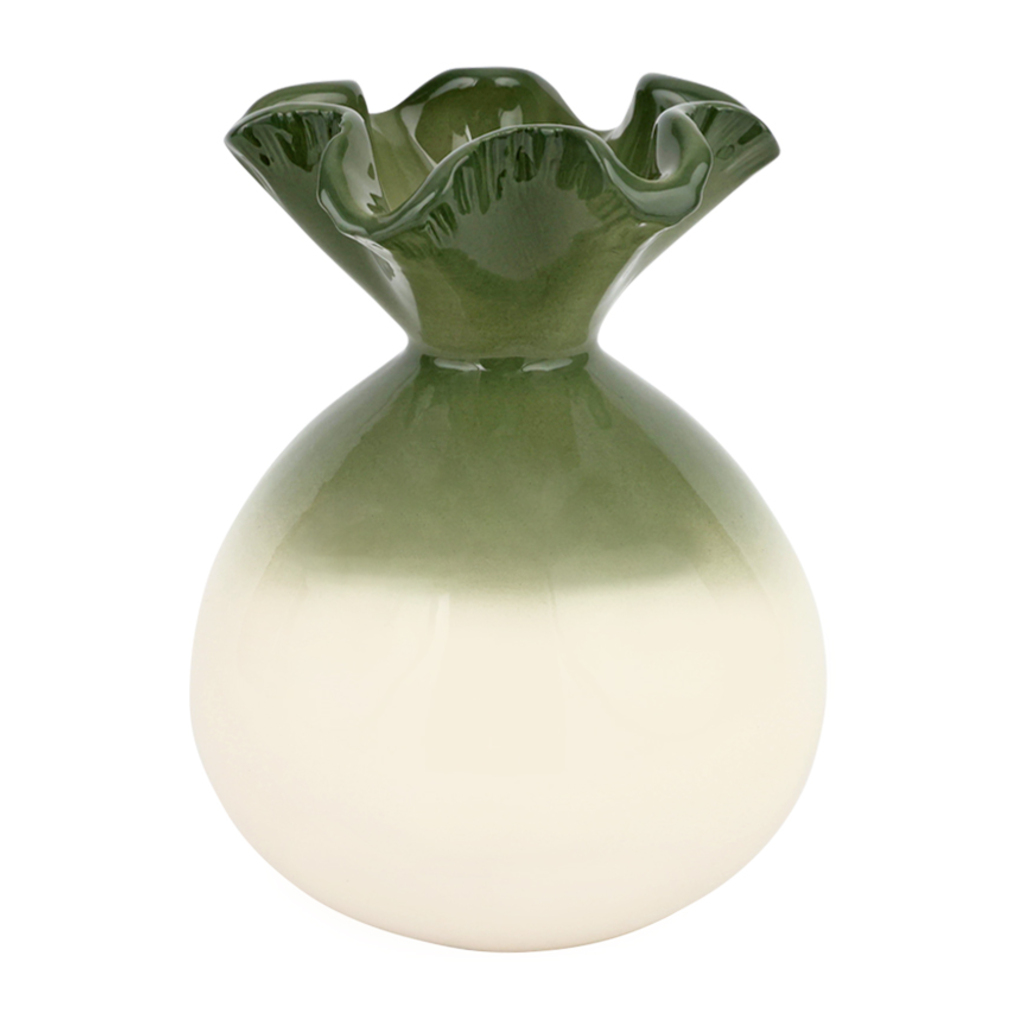 Sage Green Casa Bud Vase in Gift Box by VIETRI