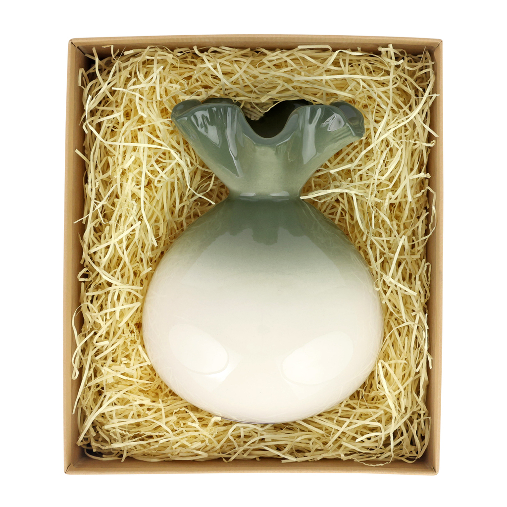 Sage Green Casa Bud Vase in Gift Box by VIETRI - Image 2