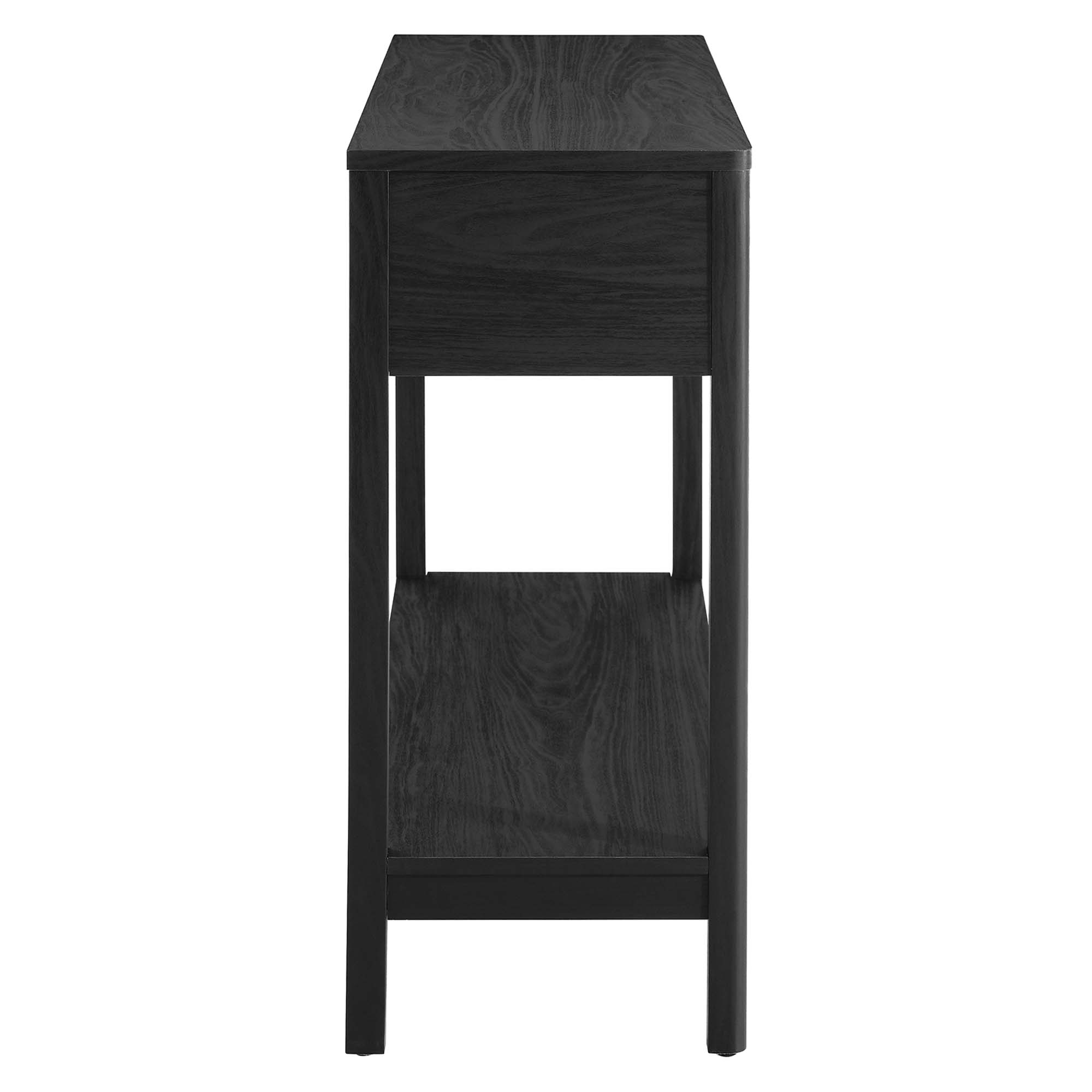 Chaucer Wood Entryway Console Table in Black by Modway - Image 2
