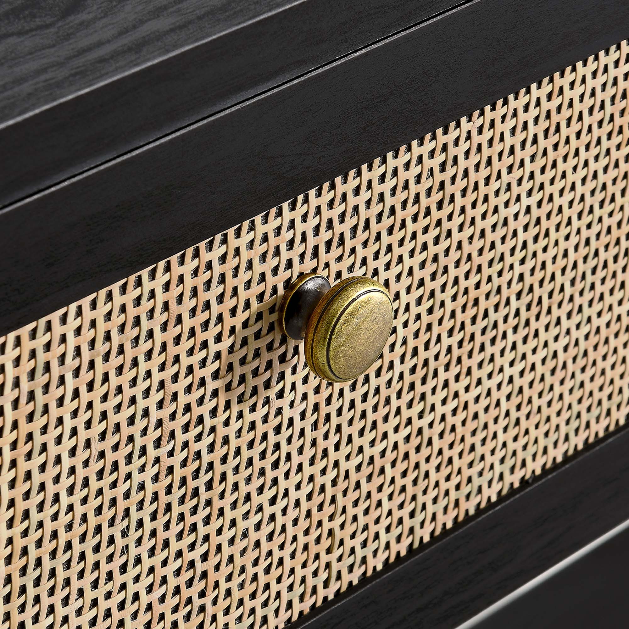 Chaucer Wood Entryway Console Table in Black by Modway - Image 6