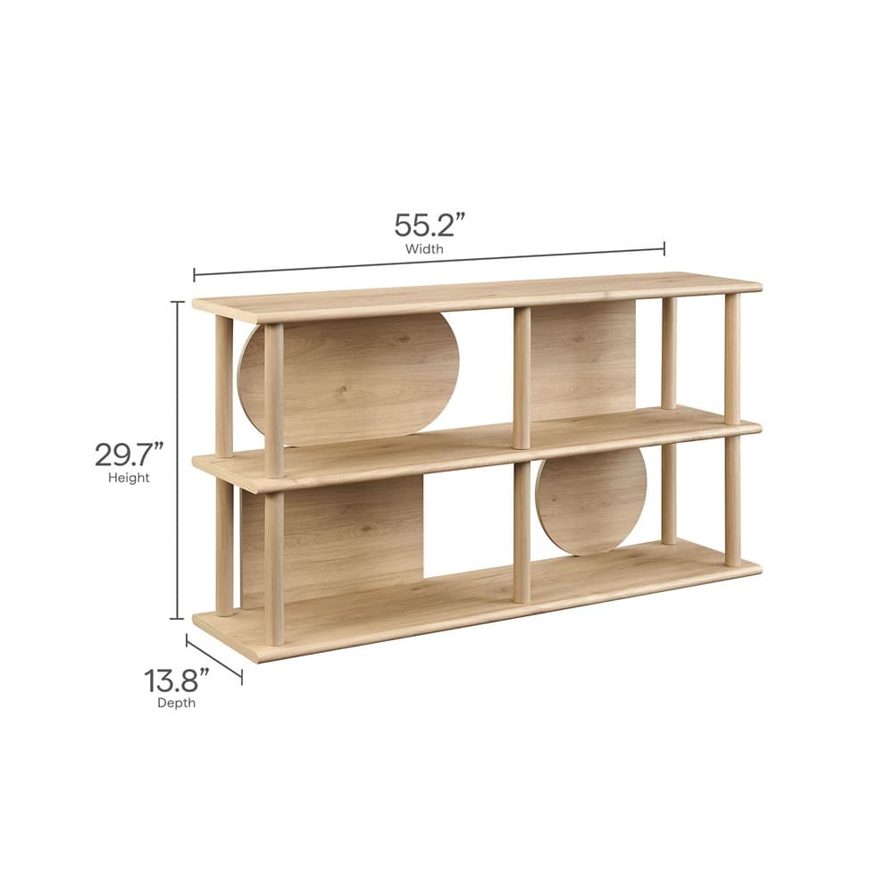 Zadie 55 Inch Console Table in Light Oak by Modway - Image 9