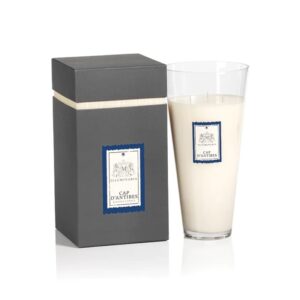 Illuminaria Tall Cap d'Antibes Scented Candle Jar by Zodax