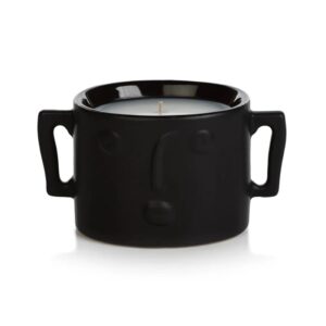 Nala Fig-Vetiver Candle in Black by Zodax