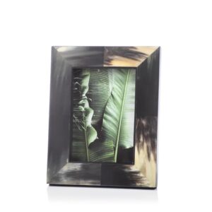 Baha Black Horn 5x7 Photo Frame by Zodax