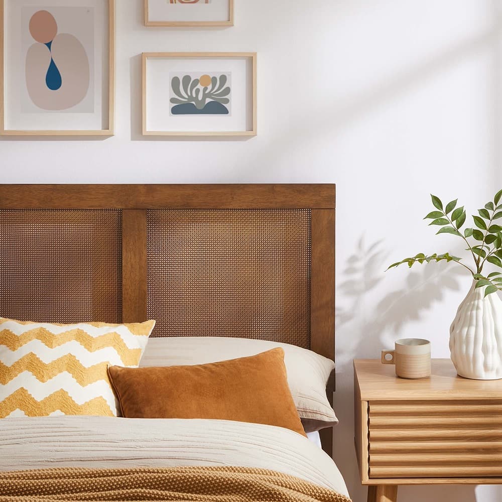 Sirocco Rattan and Wood Twin Platform Bed by Modway - Image 11