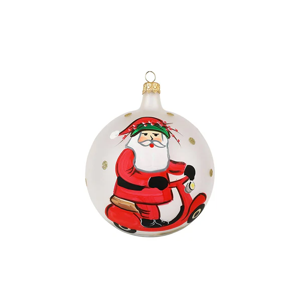 Old St. Nick Vespa Ornament by VIETRI