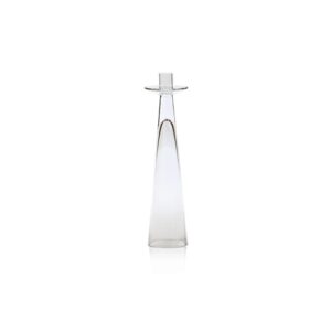 Alina Small Glass Taper Candle Holder by Zodax