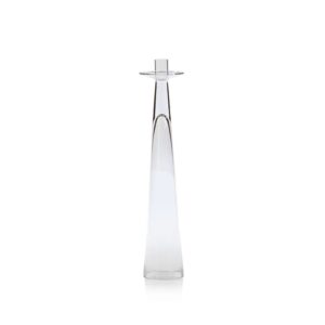 Alina Medium Glass Taper Candle Holder by Zodax