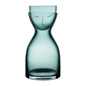 Mr. & Mrs. Night Water Set Green Short by Nude Glass