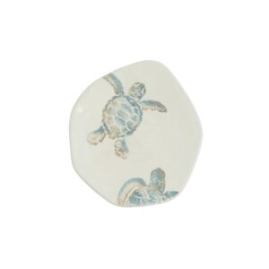 Tartaruga Turtle With Head Salad Plate by VIETRI