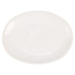 Aria White Oval Platter by VIETRI