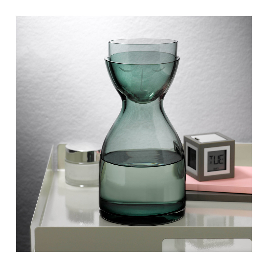 Mr. & Mrs. Night Water Set Green Short by Nude Glass - Image 2