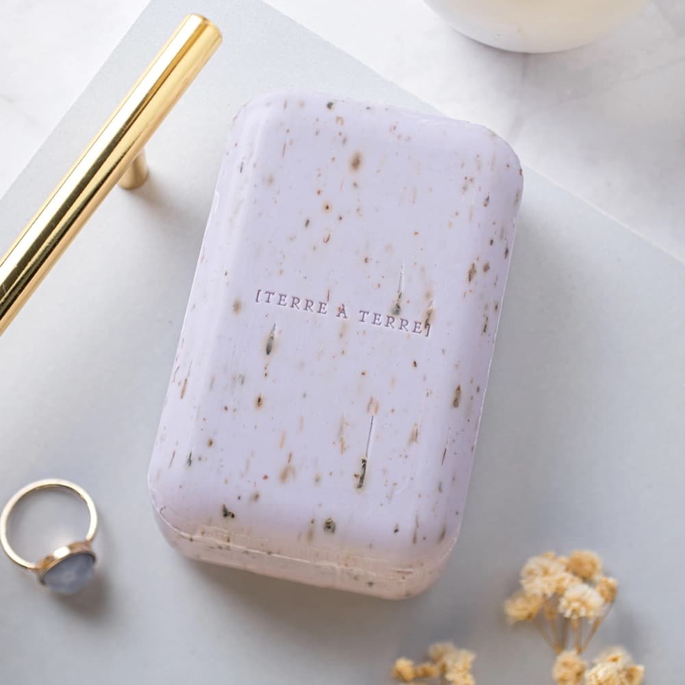 Lavender Textile Collection Soaps by Terre a Terre - Image 2