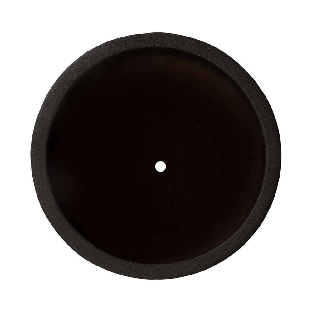 Round Matte Black Ceramic Planters in 3 Sizes by Emissary - Image 4