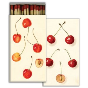 Cherries Matches Set of 6 by HomArt