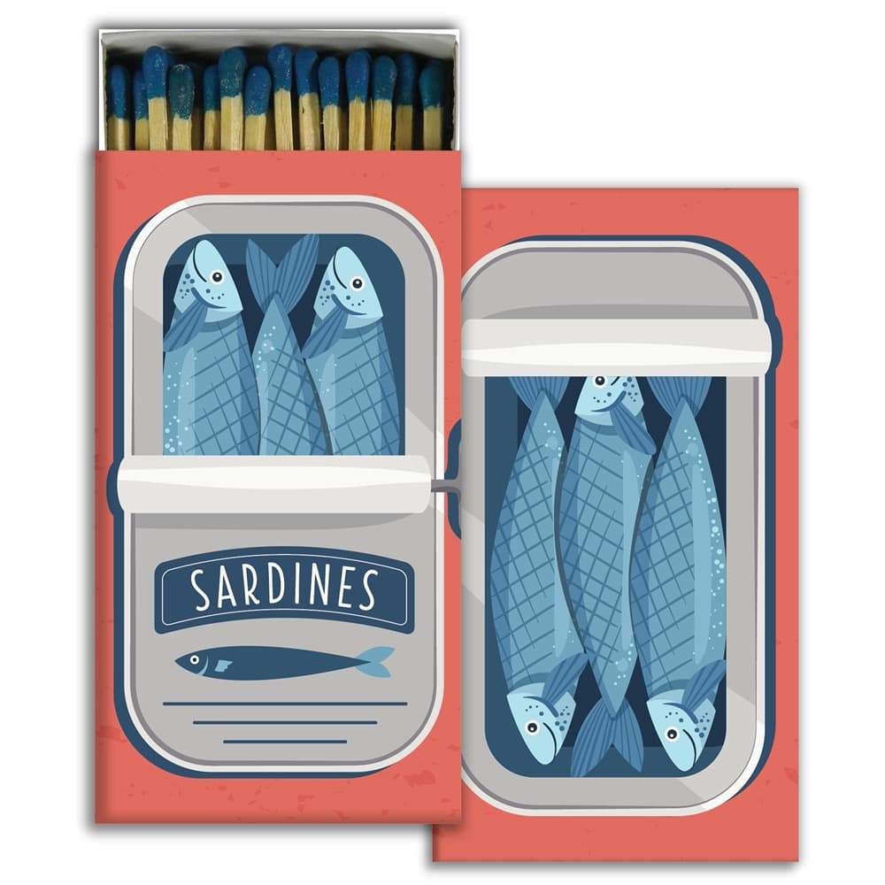Sardines Matches Set of 6 by HomArt