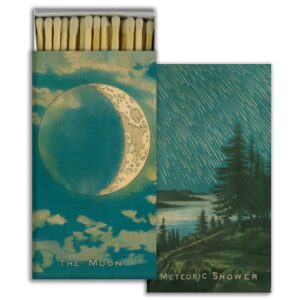 The Moon and Meteor Showers Matches Set of 6 by HomArt