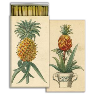 Pineapples Matches Set of 6 by HomArt