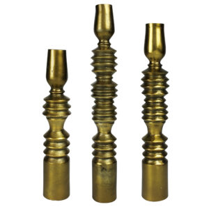 Antique Gold Taper Holders in 3 Sizes by HomArt