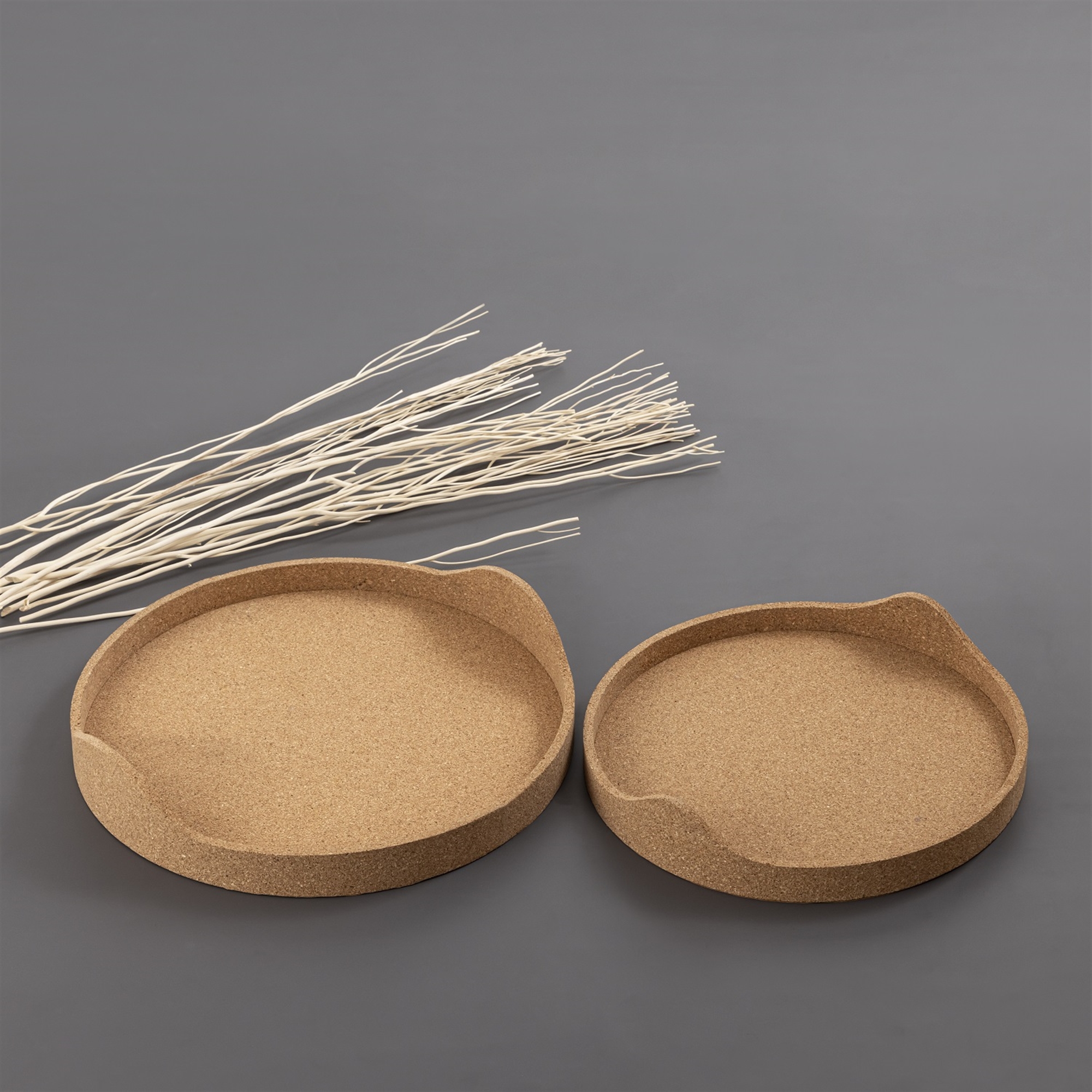 Small Round Natural Cork Tray by BIDKhome - Image 7