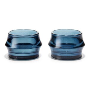 ARC TeaLight Holder Ø2.8" Dark Blue Set of 2 by Holmegaard
