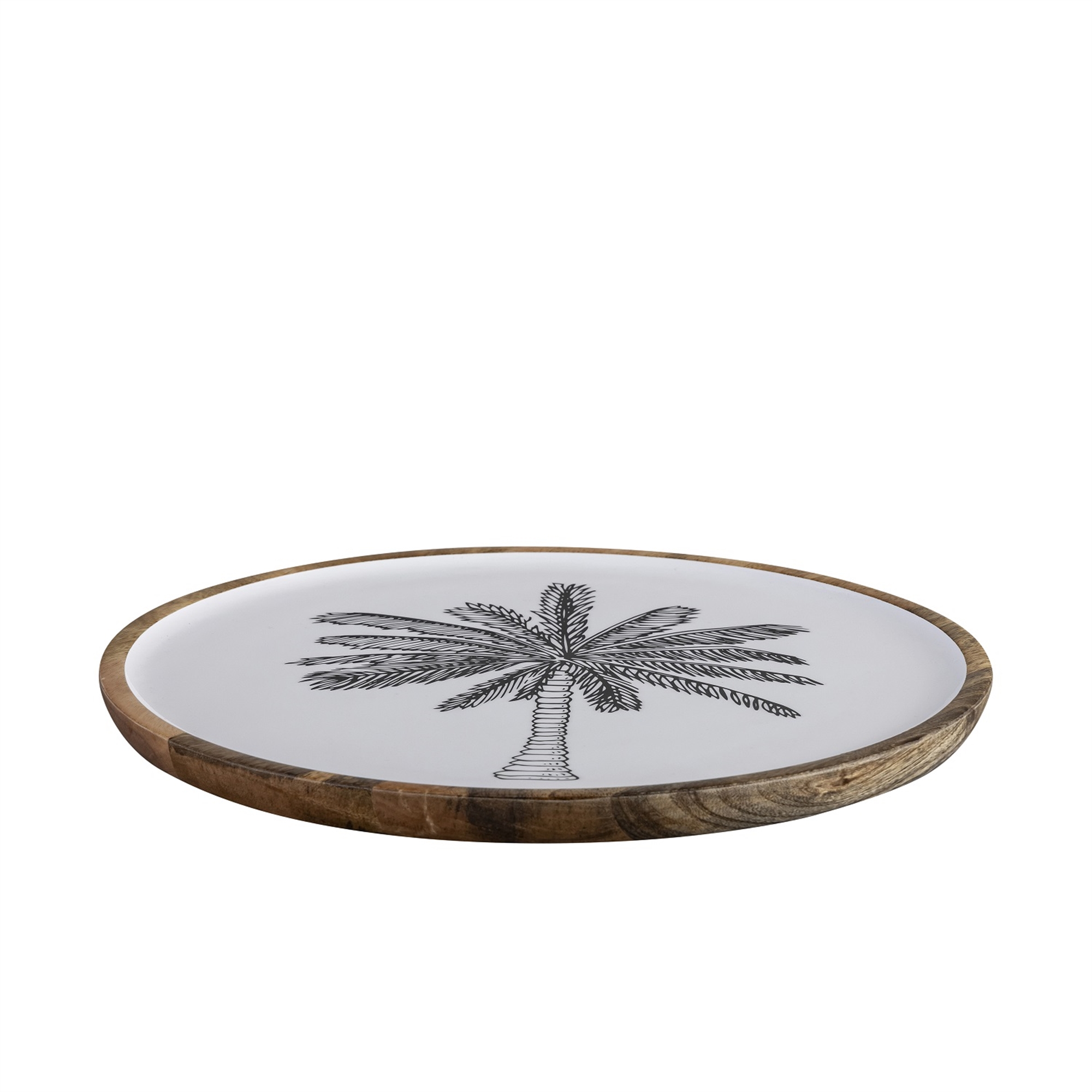 BIDKhome Mango Wood Plate - Thumbnail 4