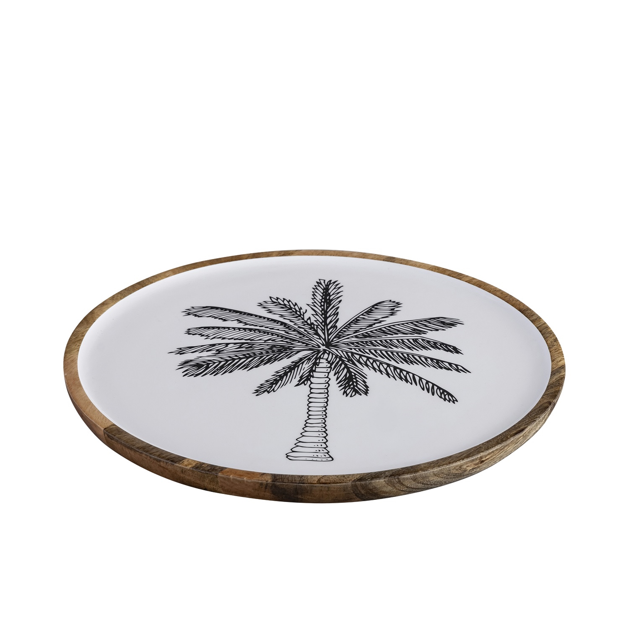 BIDKhome Mango Wood Plate