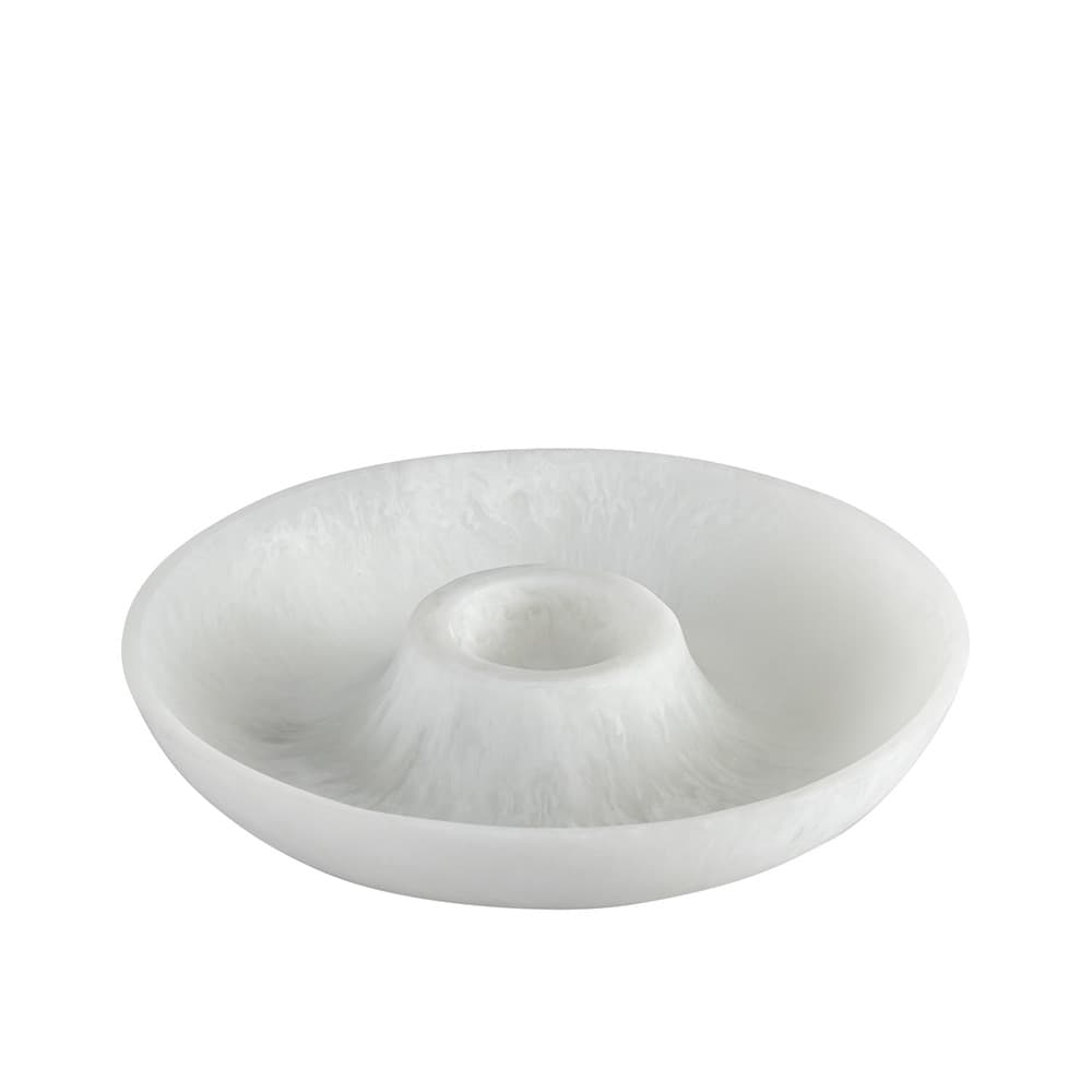 White Resin Chip and Dip Set by BIDKhome - Image 4