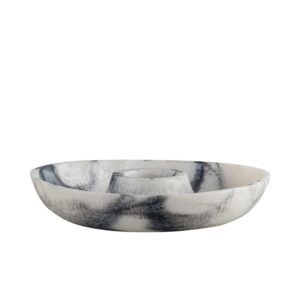 Grey Resin Chip and Dip Set by BIDKhome