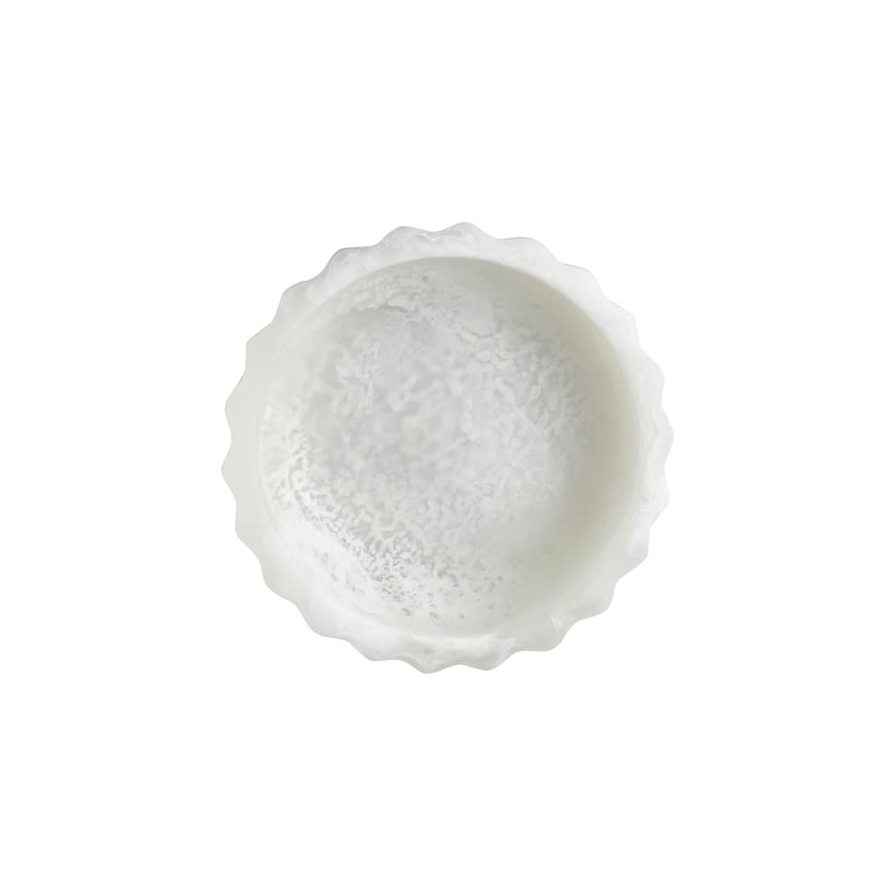 Curvy Edge White Bowls Set of 3 by BIDKhome - Image 4