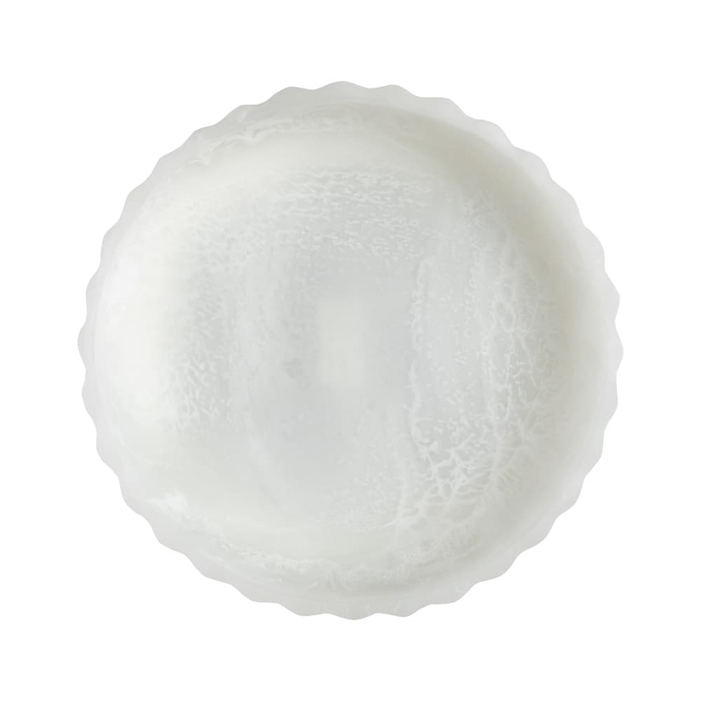 Curvy Edge White Bowls Set of 3 by BIDKhome - Image 2