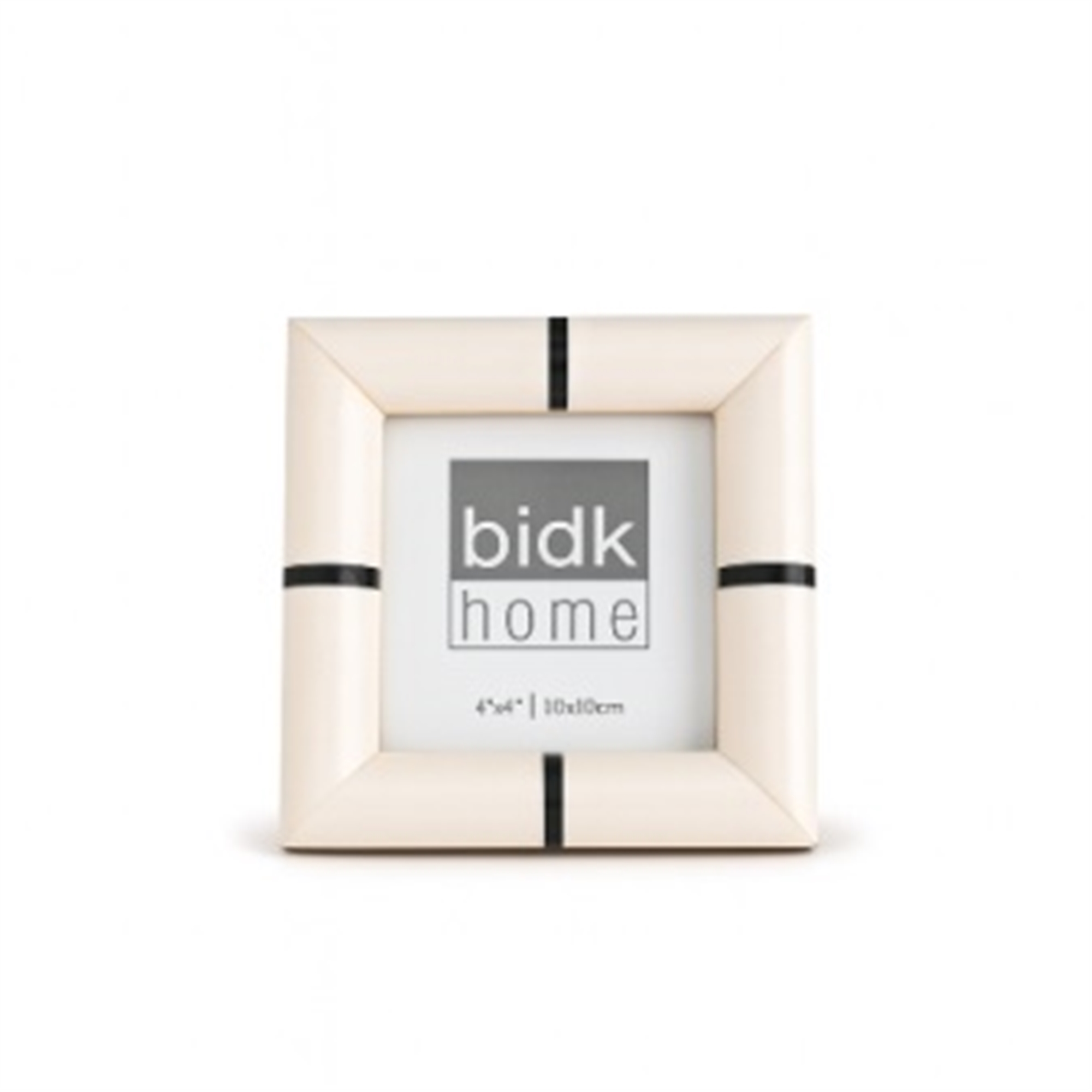 White Bone with Black Stripe Frames in Four Sizes by BIDKhome - Image 5