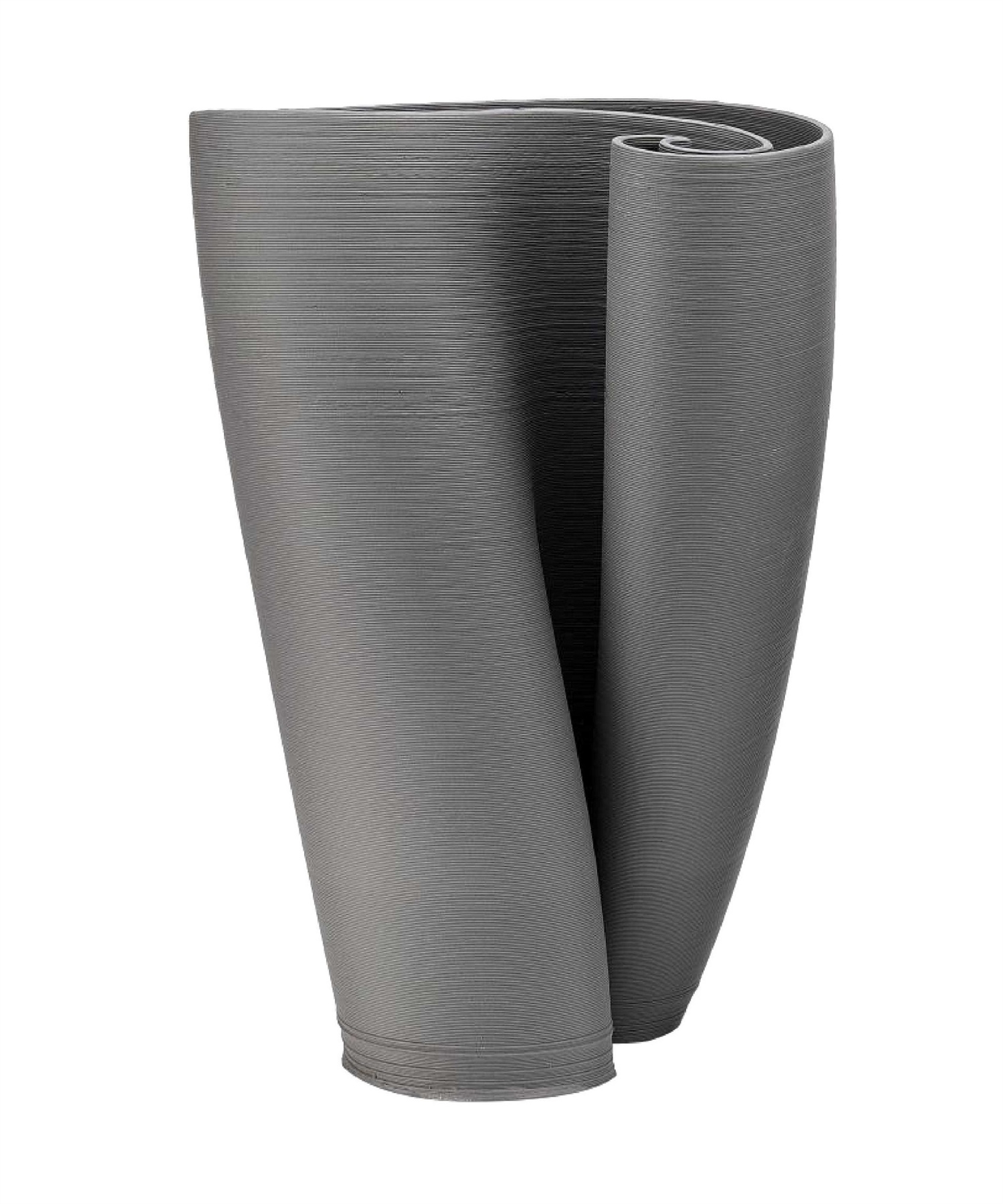 Dark Gray 3D Printed Ceramic Vases by BIDKhome - Image 2